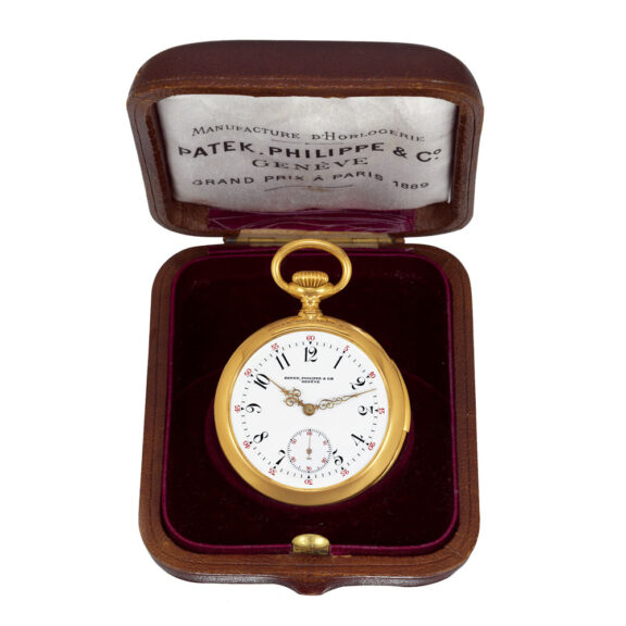 Small Swiss 18k gold minute repeating pocket watch Circa 1902