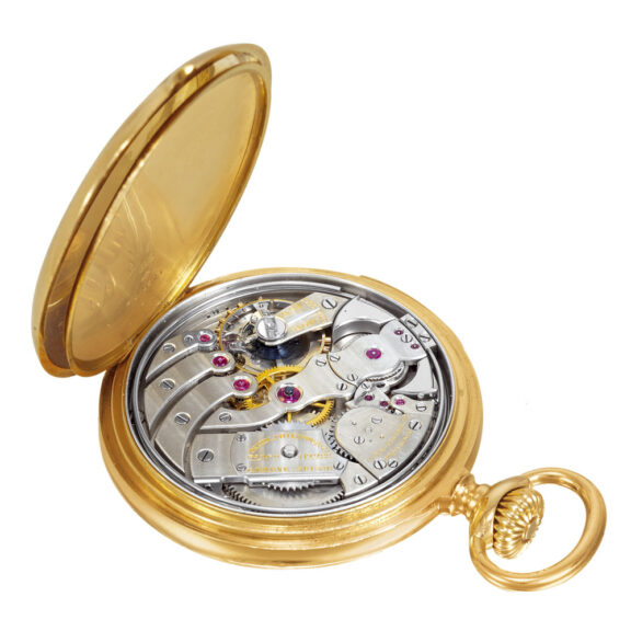 Small Swiss 18k gold minute repeating pocket watch Circa 1902 Small Swiss 18k gold minute repeating pocket watch Circa 1902