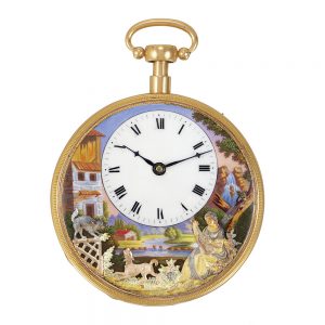 Swiss automaton watch made for the Chinese market Circa 1820