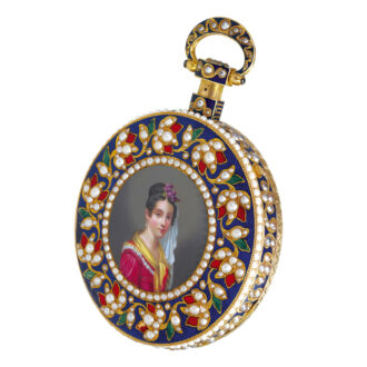 Swiss gold musical watch made for the Chinese market Circa 1815