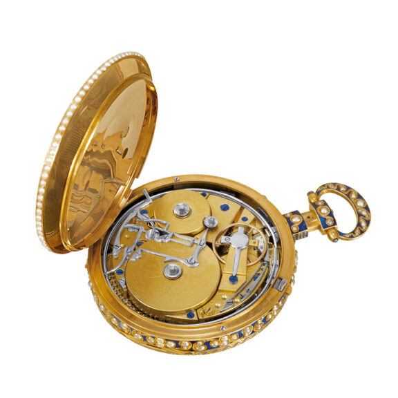 Swiss gold musical watch made for the Chinese market Circa 1815 Swiss gold musical watch made for the Chinese market Circa 1815