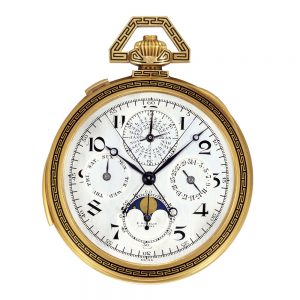 Swiss astronomical dress watch with nine complications Circa 1912