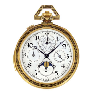 Swiss astronomical dress watch with nine complications Circa 1912