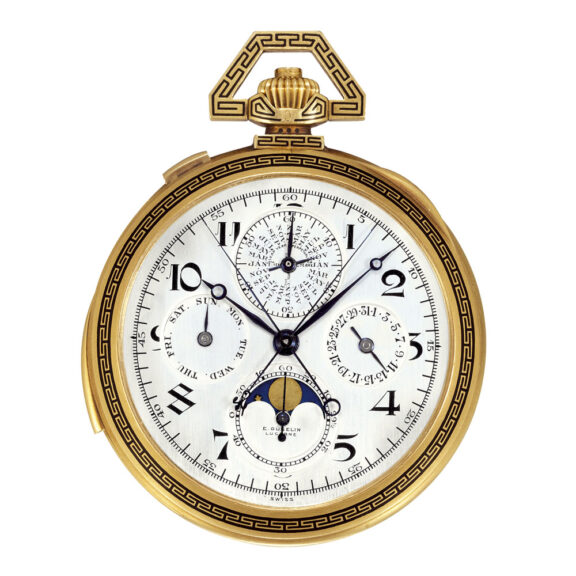 Swiss astronomical dress watch with nine complications Circa 1912