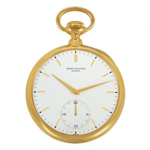 Exceptional Swiss gold one-minute tourbillon watch Circa 1930