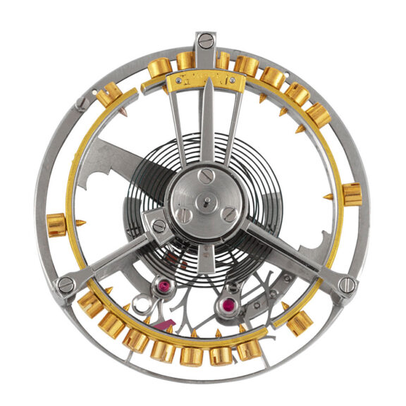 Exceptional Swiss gold one-minute tourbillon watch Circa 1930 Exceptional Swiss gold one-minute tourbillon watch Circa 1930