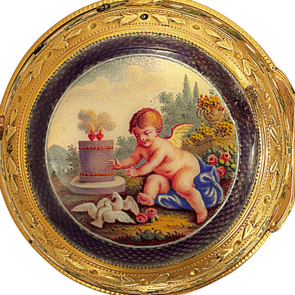 Swiss 18k gold quarter repeating pocket watch Circa 1770 Swiss 18k gold quarter repeating pocket watch Circa 1770