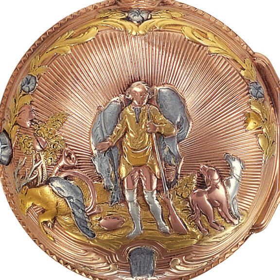 French gold quarter repeating à toc verge watch Circa 1760 French gold quarter repeating à toc verge watch Circa 1760