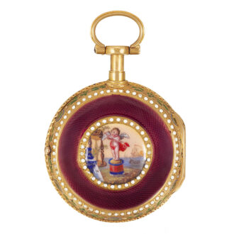 French 20k gold quarter repeating à toc pocket watch Circa 1765