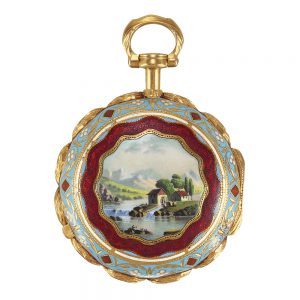 English gold triple-cased watch made for the Islamic market Circa 1810