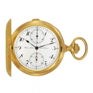 Swiss 18k gold lever made for the Hispanic market Circa 1914