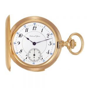 Swiss 18k rose gold minute repeating pocket watch Circa 1900