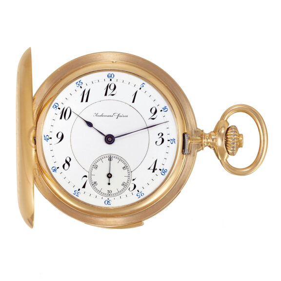 Swiss 18k rose gold minute repeating pocket watch Circa 1900
