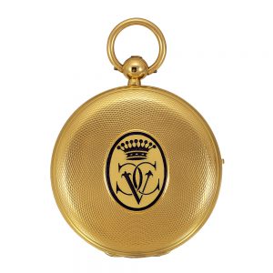English gold independent dead centre seconds watch Circa 1854
