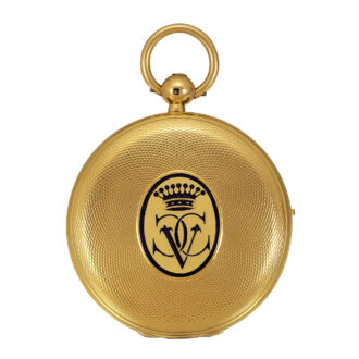English gold independent dead centre seconds watch Circa 1854