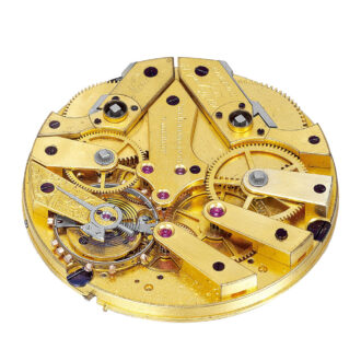 English gold independent dead centre seconds watch Circa 1854