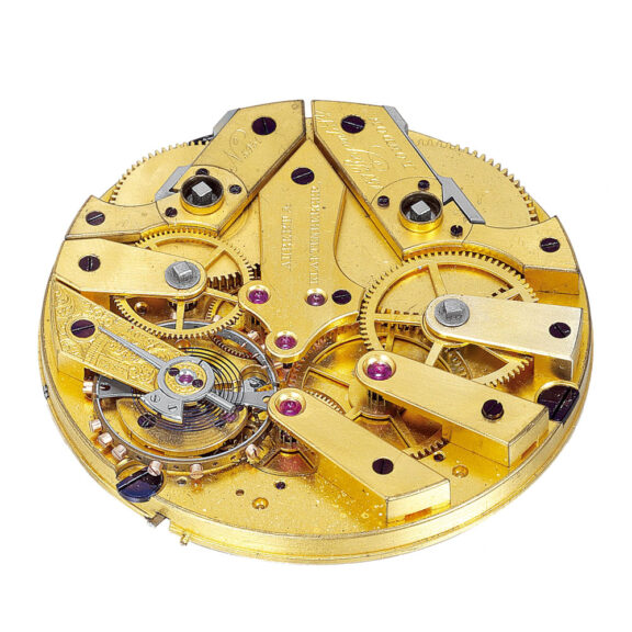 English gold independent dead centre seconds watch Circa 1854 English gold independent dead centre seconds watch Circa 1854