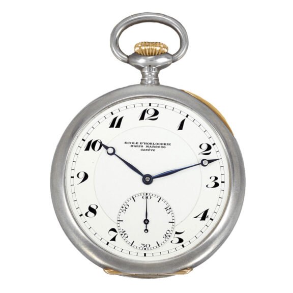 Swiss silver open faced lever chronometer pocket watch Circa 1920 Swiss silver open faced lever chronometer pocket watch Circa 1920