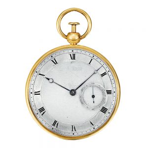 Swiss gold quarter repeater with cylinder escapement Circa 1810