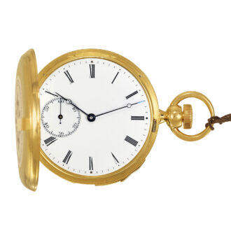 Swiss 18 Carat gold quarter repeating pocket watch Circa 1850
