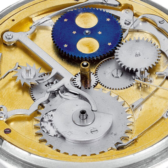 Swiss silver astronomical watch with duplex escapement Circa 1865 Swiss silver astronomical watch with duplex escapement Circa 1865
