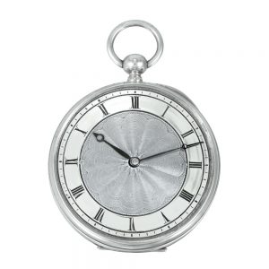 Extremely unusual Swiss silver with two escapements Circa 1870