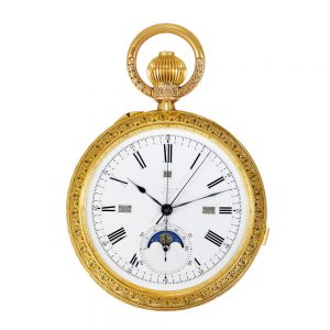 English gold astronomic made for the Italian market Circa 1886