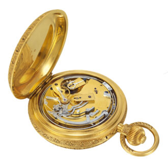 English gold astronomic made for the Italian market Circa 1886