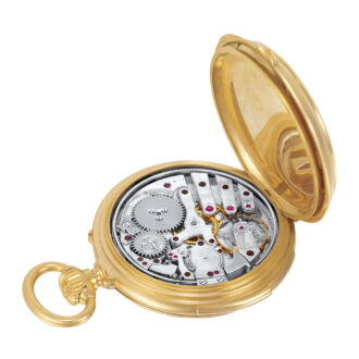 French gold repeater decorated with enamel coat of arms Circa 1890