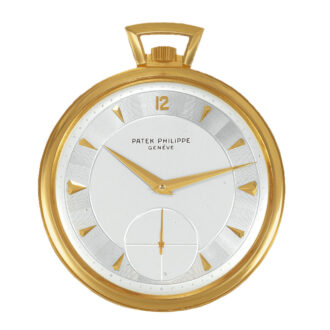 Swiss 18 carat yellow gold keyless dress watch Circa 1946