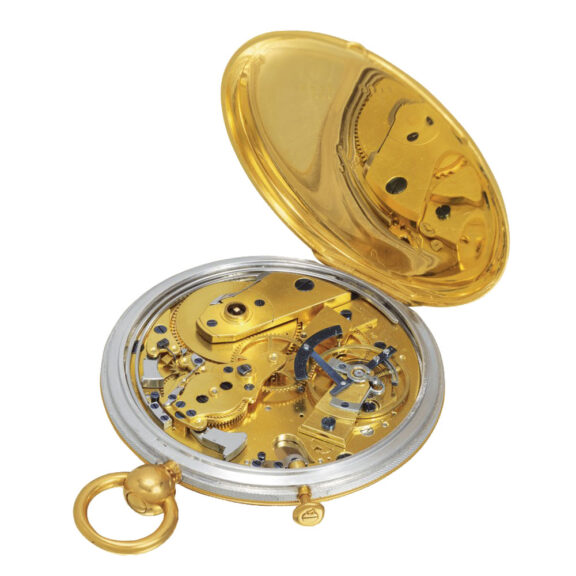 French platinum and 18k gold quarter repeating watch Circa 1822 French platinum and 18k gold quarter repeating watch Circa 1822