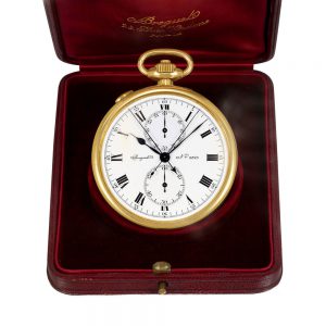 Important French 18 Carat gold lever chronometer watch Circa 1933
