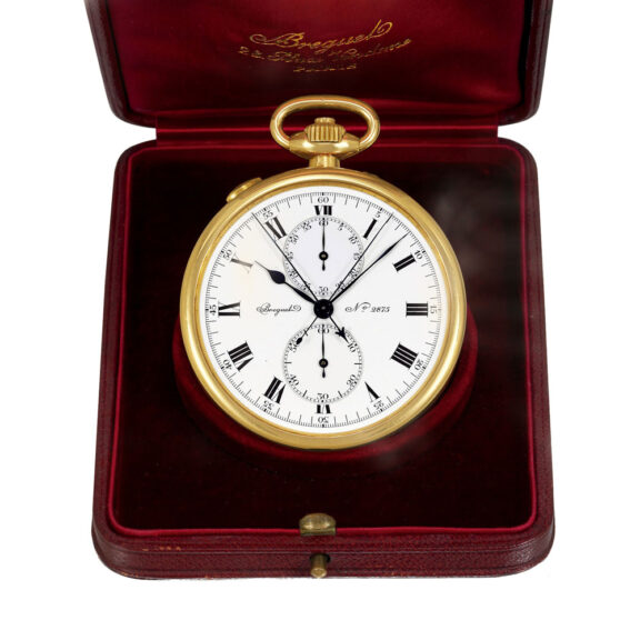 Important French 18 Carat gold lever chronometer watch Circa 1933