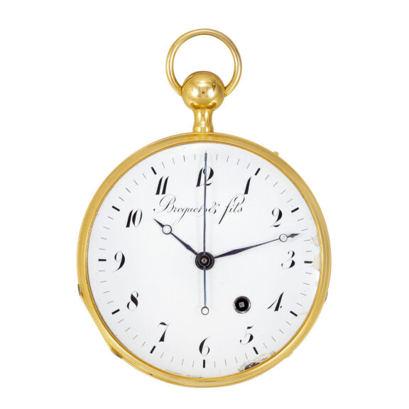 Swiss 18 Carat gold quarter repeater with Pouzait escapement Circa 1810 Swiss 18 Carat gold quarter repeater with Pouzait escapement Circa 1810