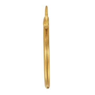 Extra thin Swiss 18k gold open faced pendant watch Circa 1820