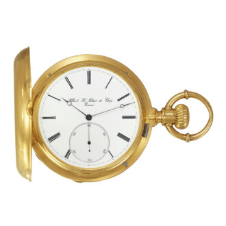 Swiss chronometer with pivoted spring detent escapement Circa 1880