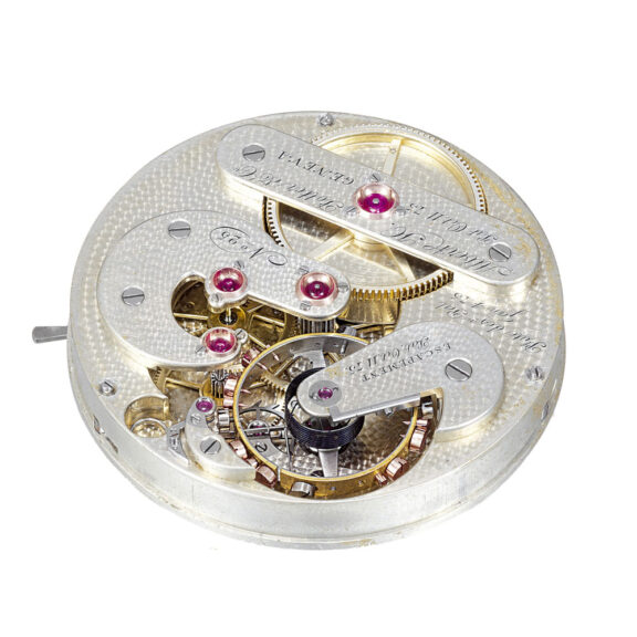 Swiss chronometer with pivoted spring detent escapement Circa 1880 Swiss chronometer with pivoted spring detent escapement Circa 1880