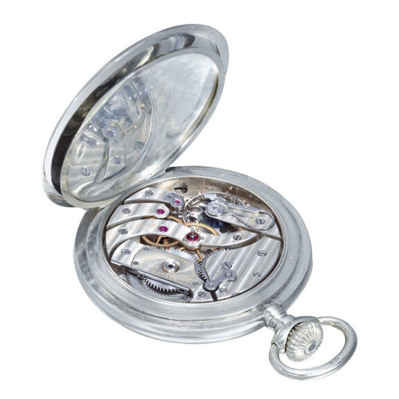 Swiss silver deck watch with extra adjusted lever chronometer Circa 1912 Swiss silver deck watch with extra adjusted lever chronometer Circa 1912