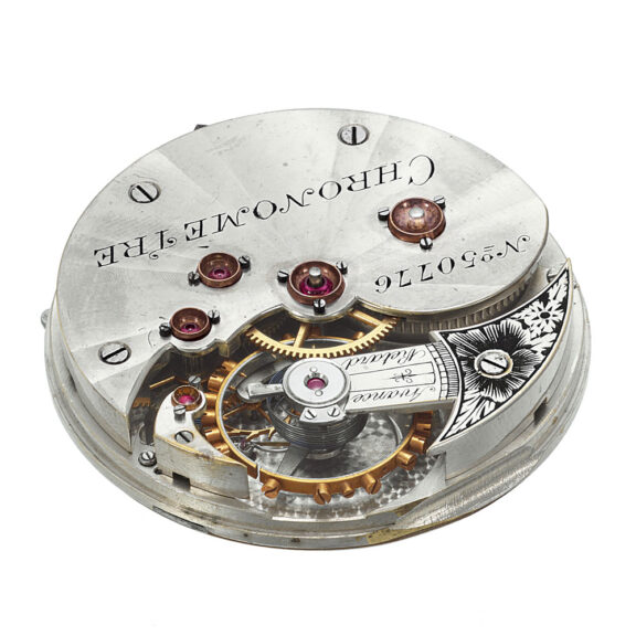 Swiss gold chronometer with pivoted detent escapement Circa 1890 Swiss gold chronometer with pivoted detent escapement Circa 1890