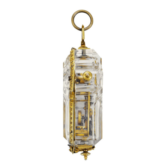 German gilt brass and rock crystal cruciform watch Circa 1610 German gilt brass and rock crystal cruciform watch Circa 1610