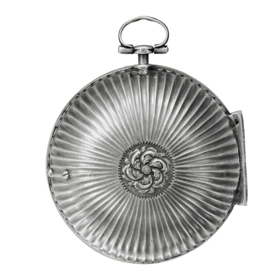German silver pair-cased wandering hour pocket watch Circa 1700 German silver pair-cased wandering hour pocket watch Circa 1700