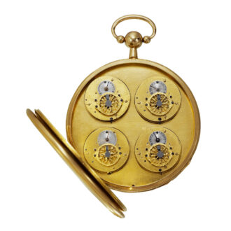 French 18k gold verge made for the Islamic market Circa 1800
