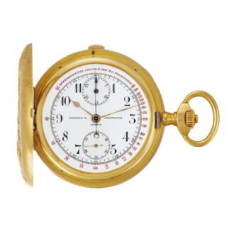 Impressive Swiss 18K yellow gold lever pocket watch Circa 1913