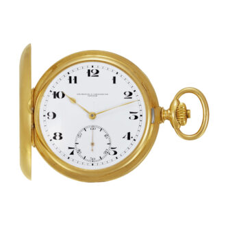 Swiss 18K yellow gold lever with Guillaume balance Circa 1916
