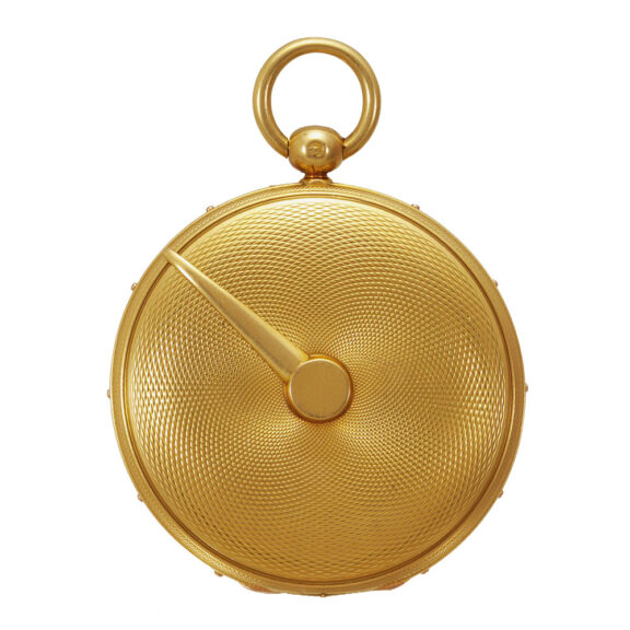 French 18k gold Montre Médaillon à Tact watch Circa 1837 French 18k gold Montre Médaillon à Tact watch Circa 1837