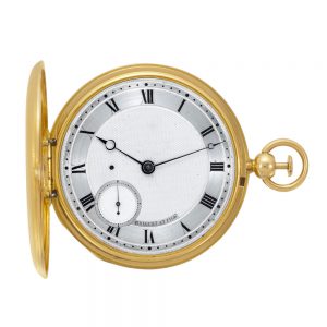 French 18k gold half quarter repeating pocket watch Circa 1817