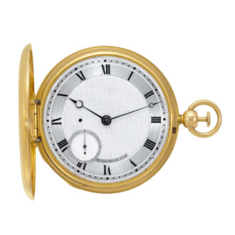 French 18k gold half quarter repeating pocket watch Circa 1817
