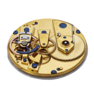 French 20k gold pendant watch with ruby cylinder escapement Circa 1820