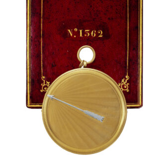 French gold Souscription Moyenne à Tact pocket watch Circa 1804