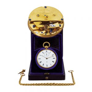 French gold watch with detent chronometer escapement Circa 1844